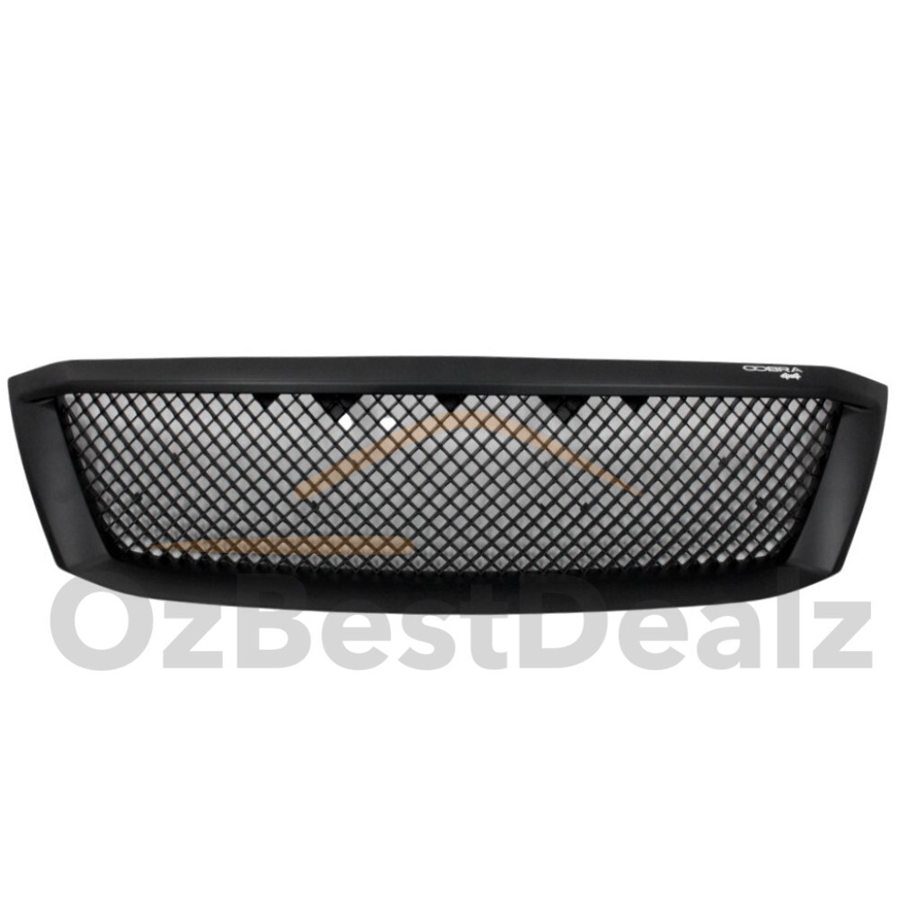 Front Matte Black Mesh Grill suitable for Toyota Hilux 2005 - 2011 Grille