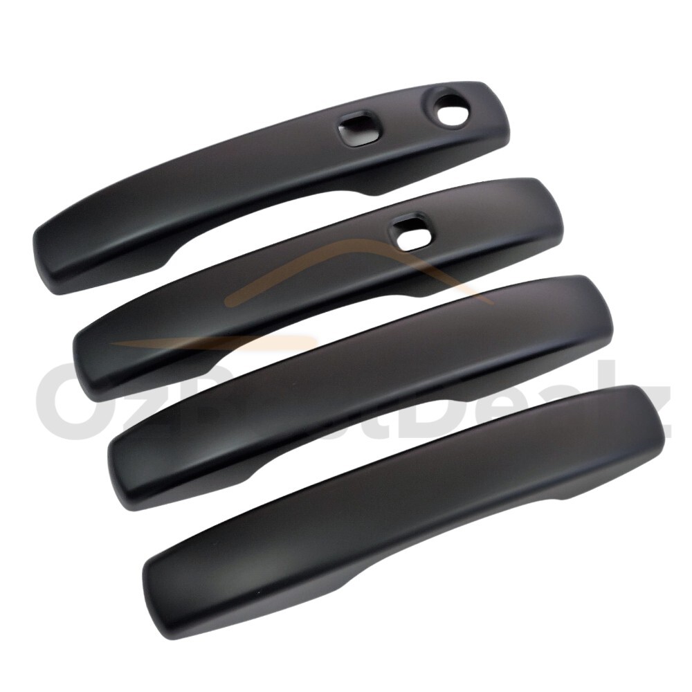 Door Handle Covers Matte Black FITS Ford Ranger Next - Gen 2022+ MY22 Smart  Hole Keyless entry