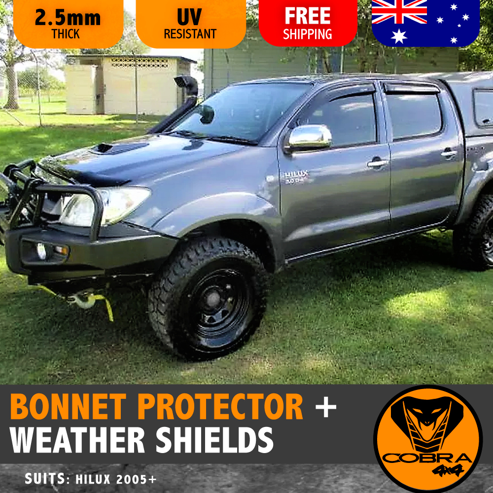 Weather shields clearance for hilux