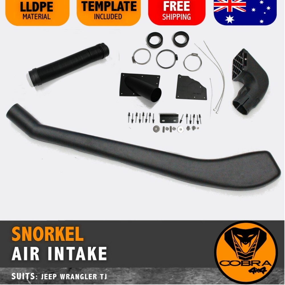Snorkel Kit Fits JEEP WRANGLER TJ 1999 2000 2001 2002 2003 2004 2006 AIR  INTAKE Template Included