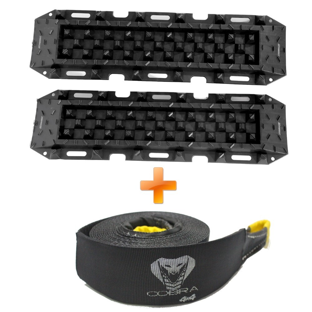 4x4 Mud Sand Tracks x2 9M Recovery Strap