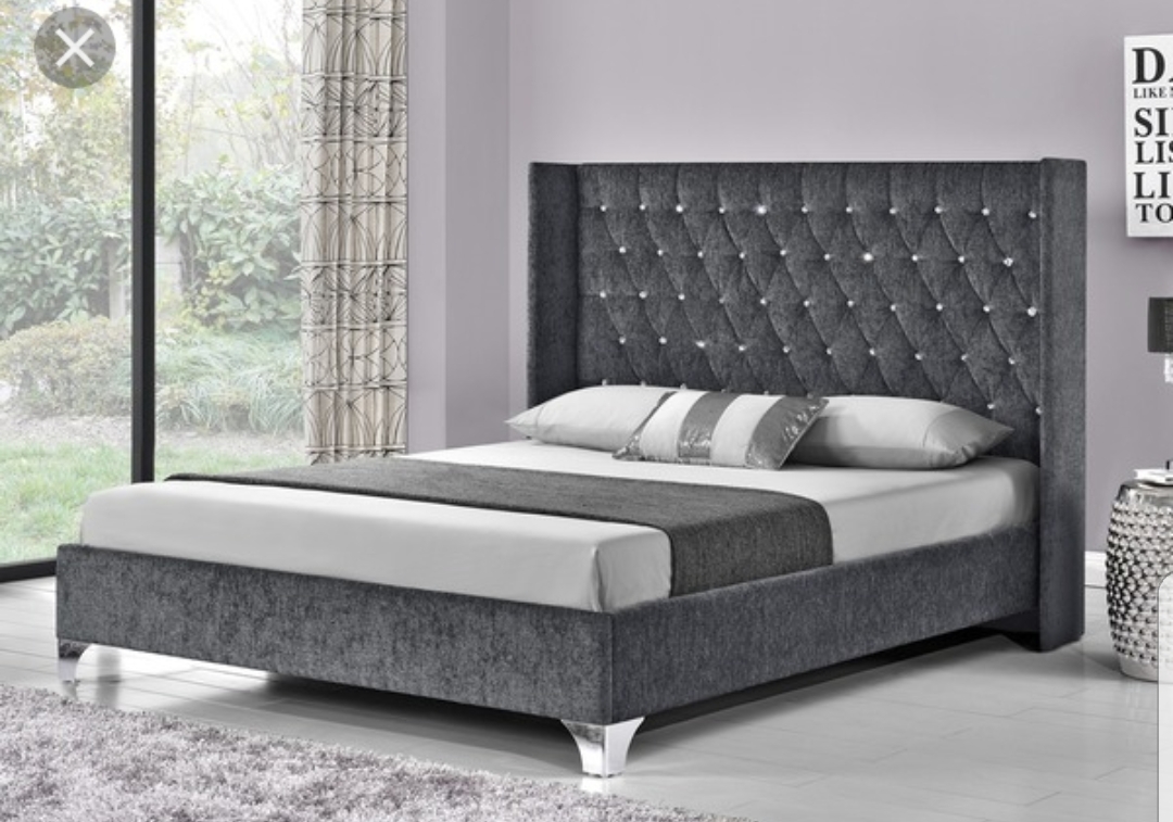 Seville Chenille Queen Bed By Furniture Kings