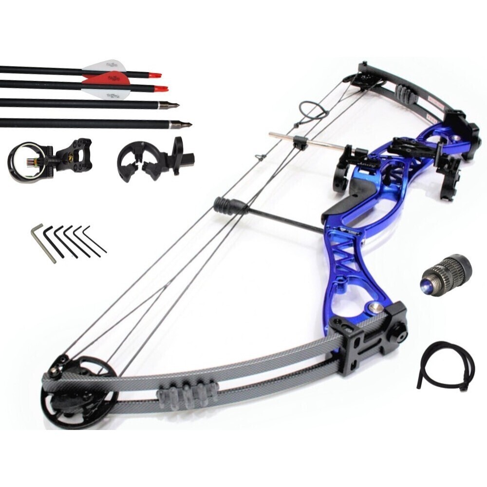 35-60lbs Hunting Blue Compound Bow Right or Left Hand 