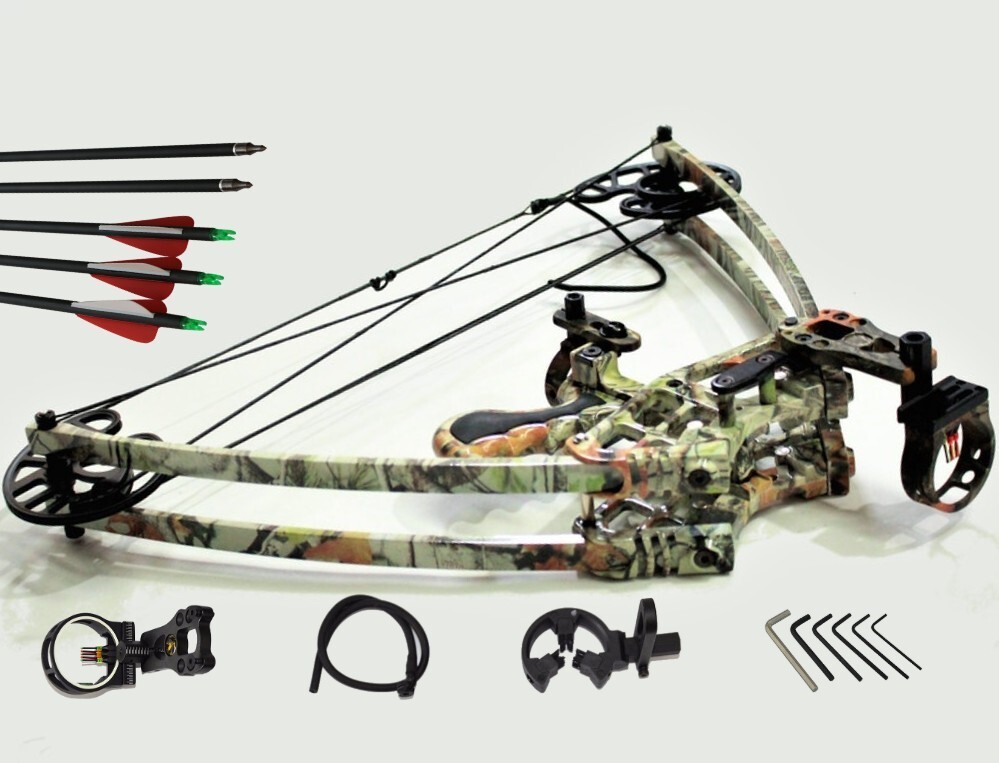 50lbs Hunting Triangle Camo Compound Bow