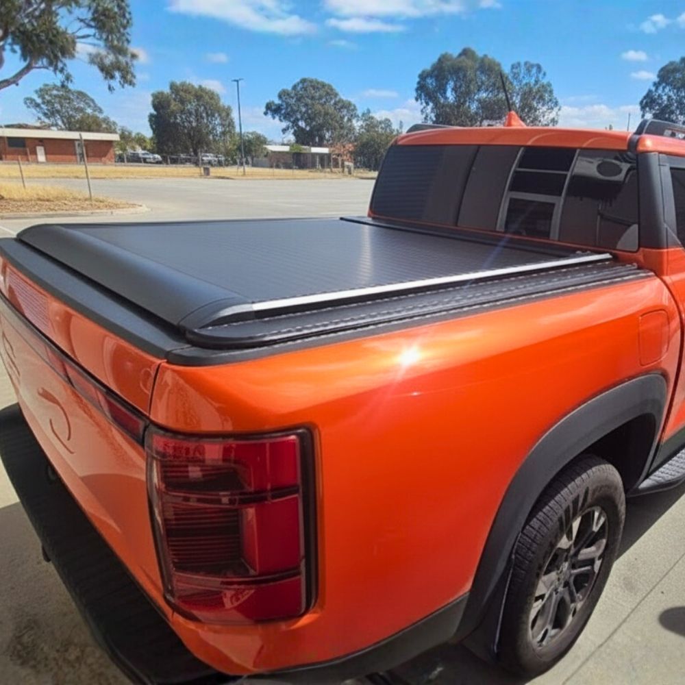 CLEARANCE CLEARANCE Electric Retractable Roller Shutter fits BYD Shark 6 2024 Onwards Tub Tonneau Roll Cover Black Lid