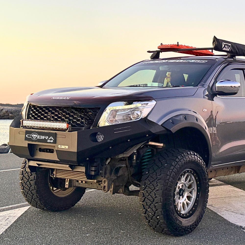 CLEARANCE CLEARANCE Gen 3 Removeable Hoop Steel Bull Bar Bullbar Suits Navara NP300 D23 2015 - 2020 Hoopless Winch Compatible Bar Heavy Duty