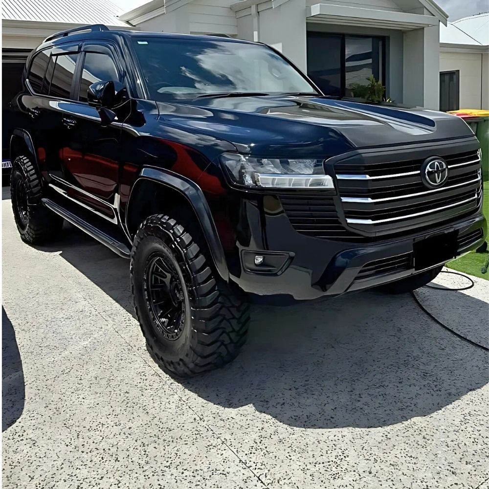 Slim OEM Style Thin Satin Black Fender Flares Suits Landcruiser 300 Series Guards Trims Fenders LC300 Land cruiser