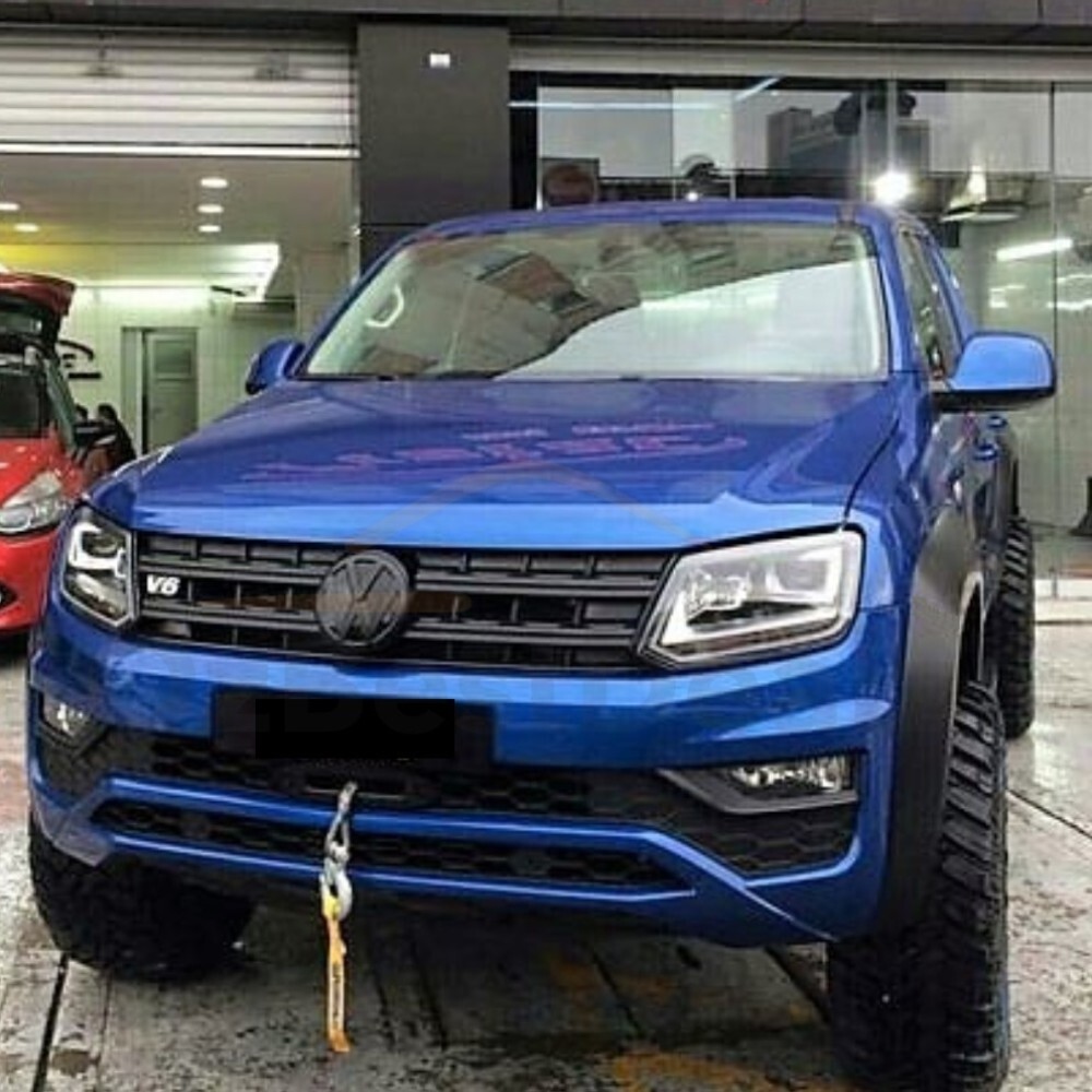 Front 80mm Matte/Satin Black OEM Style Flares suit Volkswagen Amarok VW 2010 - 2019
