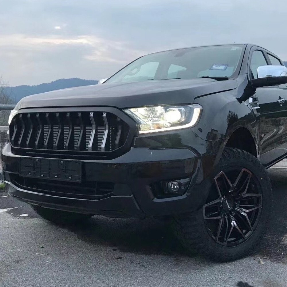 Matte black front Grill fits Ford Everest 2019 2020 Grille