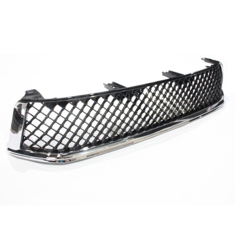 FRONT GRILL SUITABLE FOR TOYOTA HILUX 2015 - 2018 CHROME BLACK MESH GRILLE