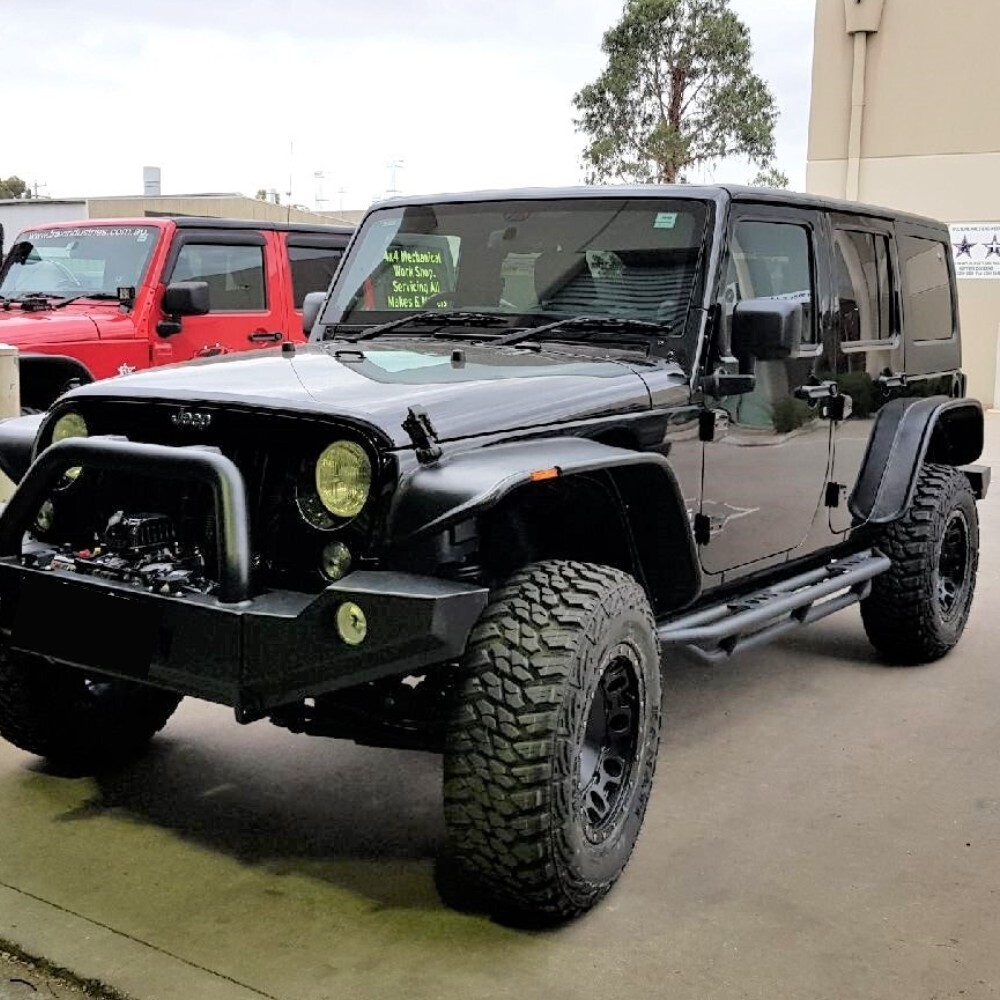 JEEP WRANGLER JK FLAT STYLE FLARES Rock Crawler
