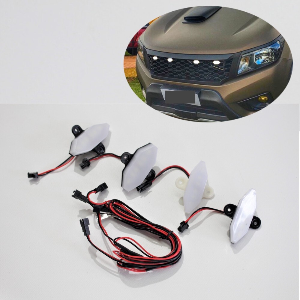 LED Light Add-on for Nissan Navara NP300 Mesh style grill Cobra 4x4