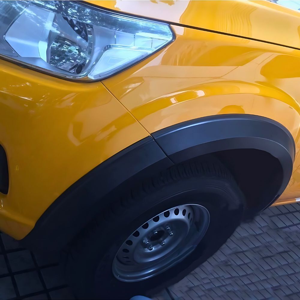 Matte Black Thin Smooth Fender Flares suits Nissan Navara NP300 D23 2015 - onwards