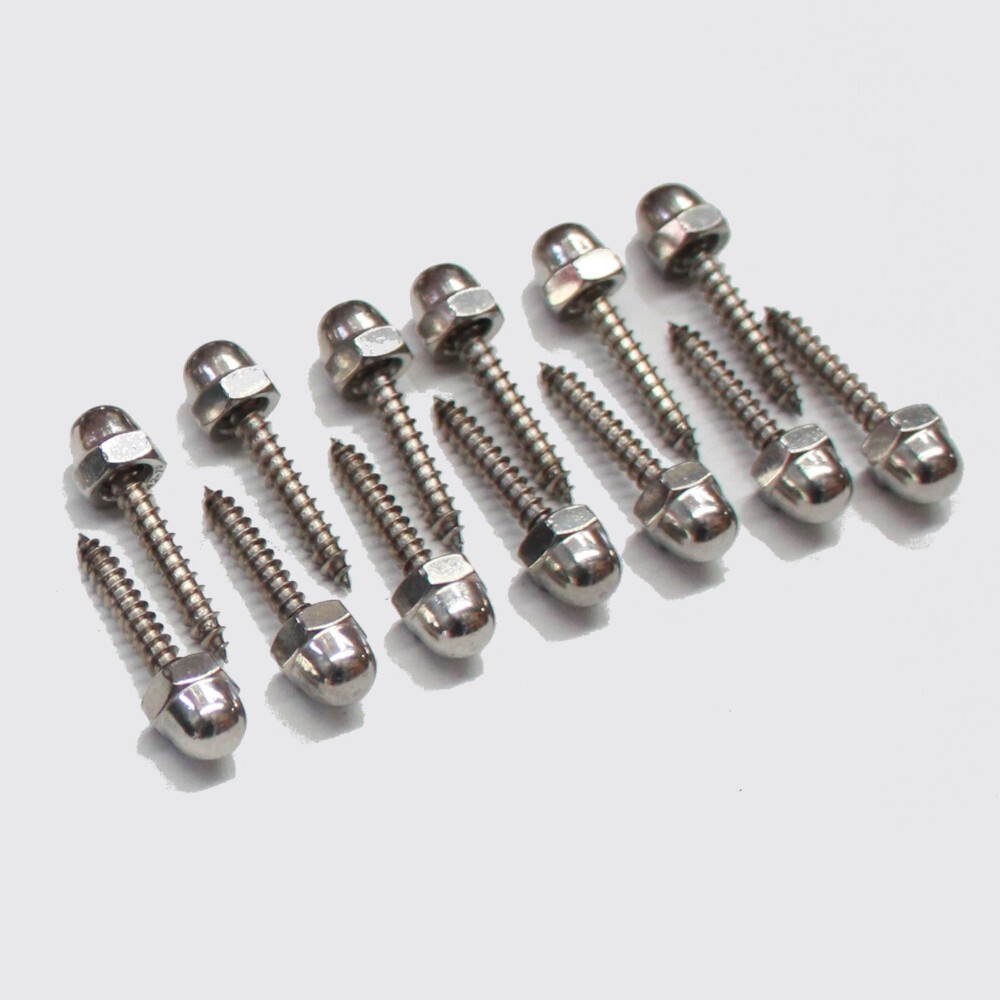 10 x Self tapping Round head Stainless Steel Screws for Jungle Fender Flares