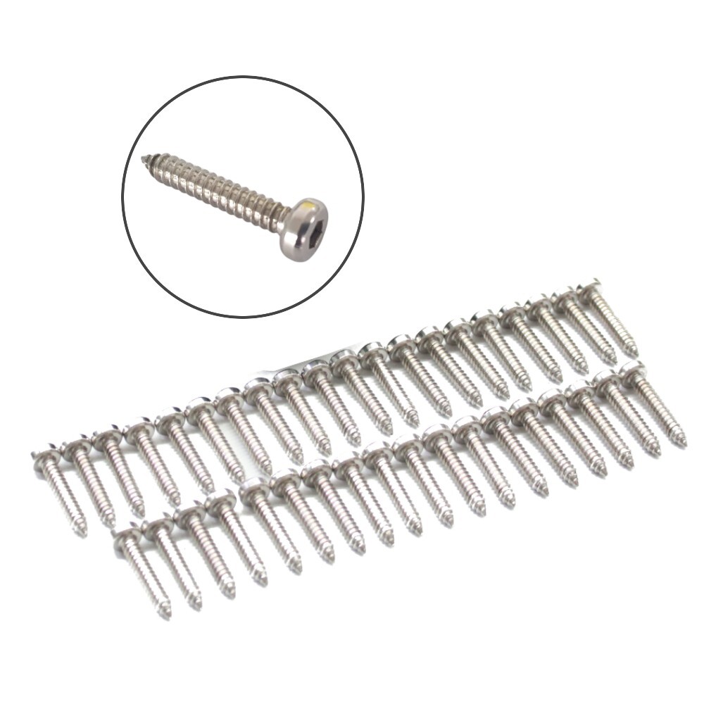 10 x Self tapping Allen Key Stainless Steel Screws for Jungle Fender Flares