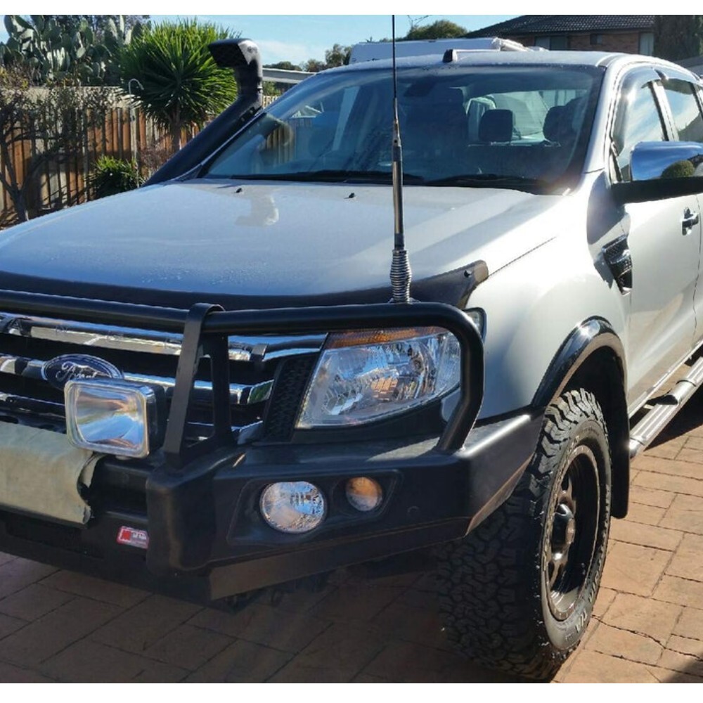 Front Matte / Satin Black Thin Flares Fits Ford Ranger Px1 2011 2012 2013 2014 2015