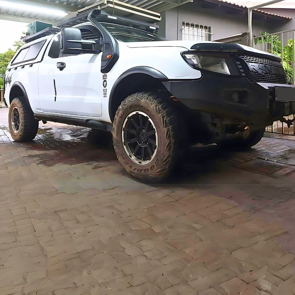 Matte / Satin Black Fender Flares Thin Fits Ford Ranger PX PX1 MK1 2011 - 2015 Slim