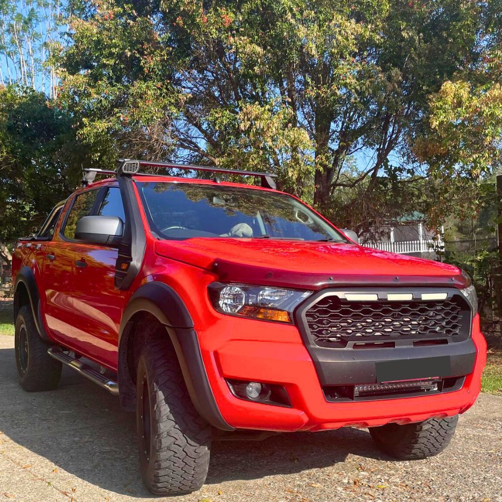 Matte / Satin Black Smooth Flares FITS Ford Ranger PX2 2015-18