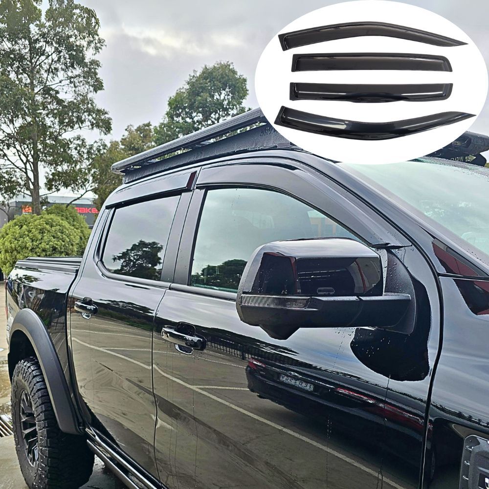 Weather Shields Fits Ford Ranger Next Gen 2022 + MY22 Window Visors Weathershields 