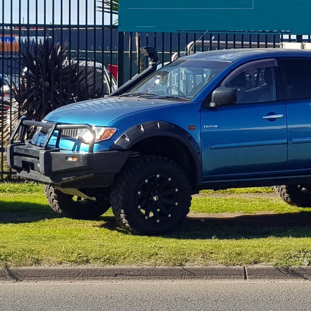 Mitsubishi Triton Front Jungle 80mm Flares ML MN 2006 - 2014