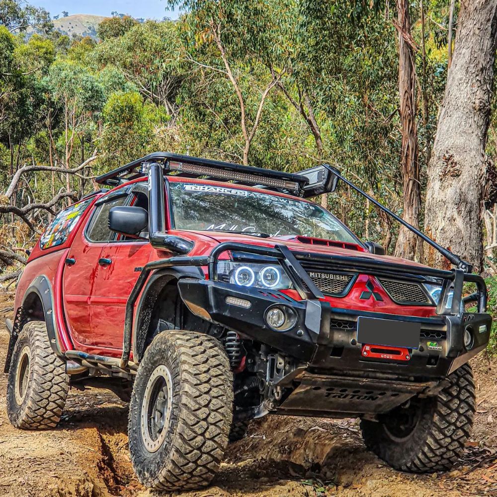 Mitsubishi Triton Slimline Jungle Fender Flares 65mm ML MN 2006 - 2014
