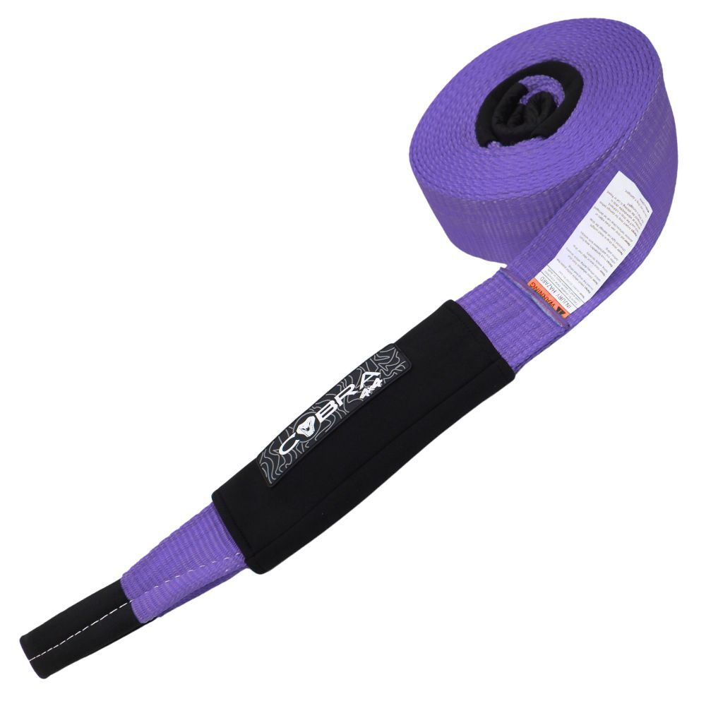 Cobra 4x4 11000kgs Recovery  Purple Towing Snatch Strap 9m Metre Tow Meter Nylon