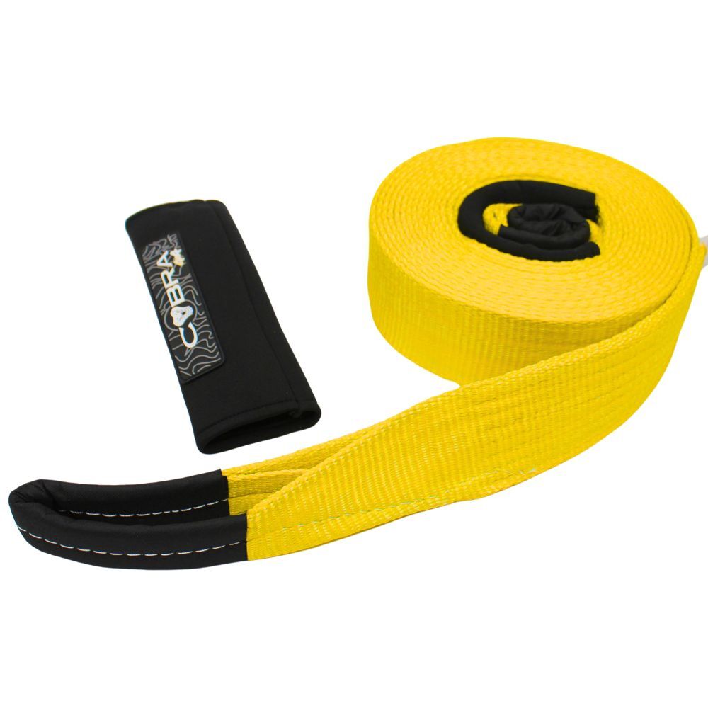 Cobra 4x4 11000kgs Recovery Yellow Towing Snatch Strap 9m Metre Tow Meter Nylon