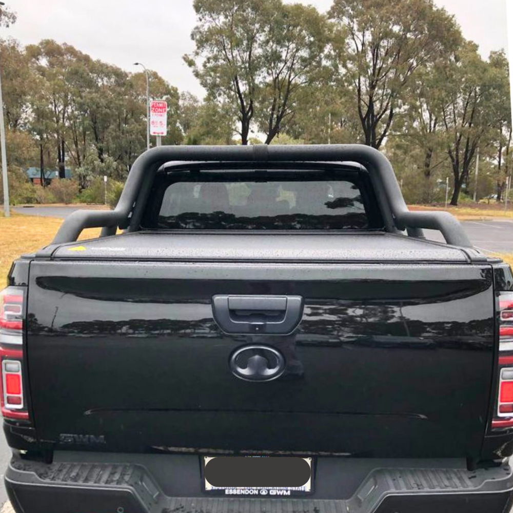 Electric Retractable Roller Shutter fits Great Wall Motor GWM Cannon 2020 - 2024 Tub Tonneau Roll Cover Black Lid