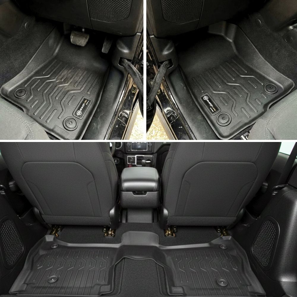 5D TPE Floor Mats Matts Liner suits Jeep JT Gladiator 2020 Onwards Carpet Plastic Rubber Mat