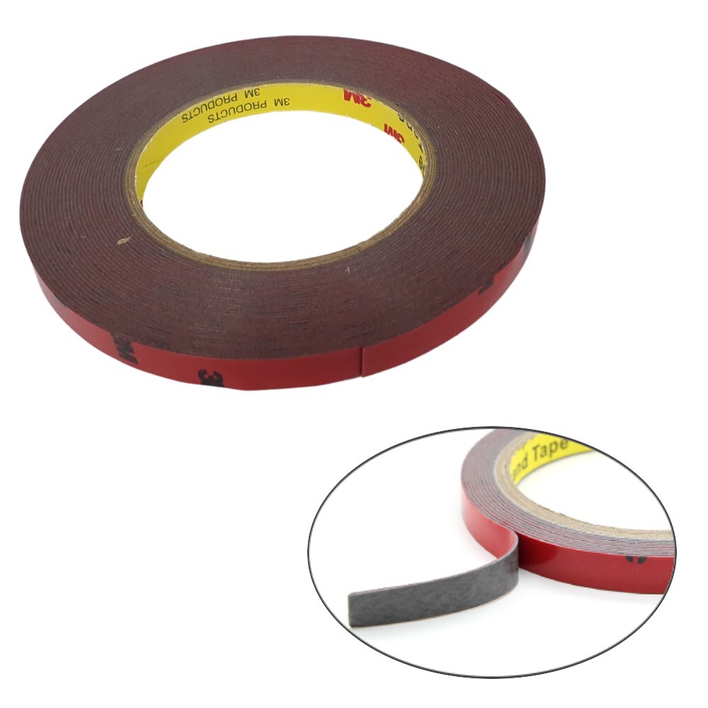 Genuine 10 Meter 3M Double Sided Adhesive Tape 10mm x 10m