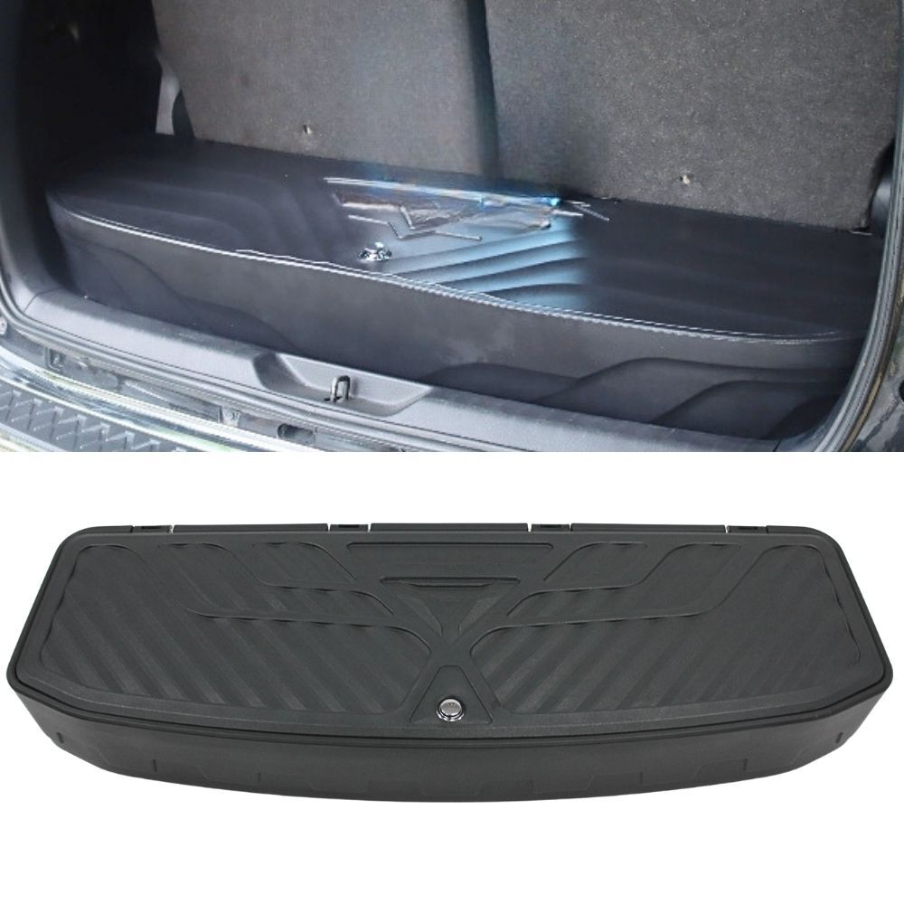 Rear Trunk Box Suits Ford Everest 2015 - 2022 Cargo Boot Black Compartment Storage