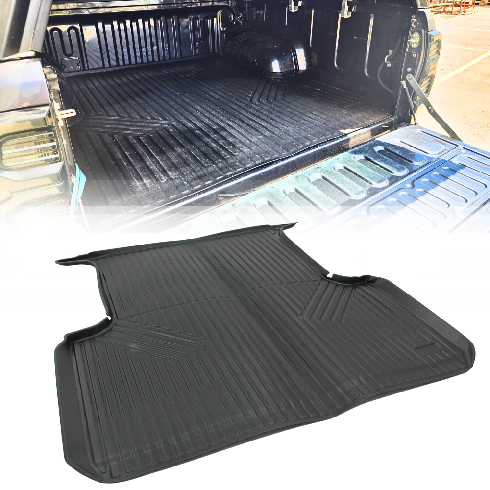 3D TPE Boot Mat Liner Ute suits Hilux 2015 - 2024 Carpet Plastic Rubber Cargo Rear Tub Mat Dual Cab 