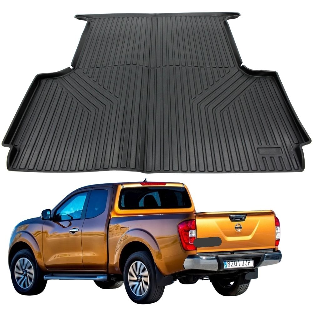 3D TPE Boot Mat Liner suits Nissan Navara NP300 2015 - 2023 Carpet Plastic Rubber Cargo Rear Tub Mat Dual Cab