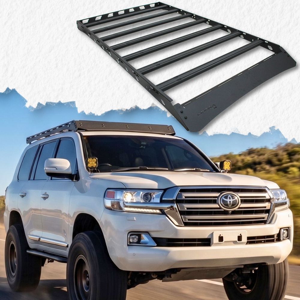 Dynamic Series Full length Roof Rack fits Landcruiser 200 Series Aluminium Platform Premium Steel Low Profile