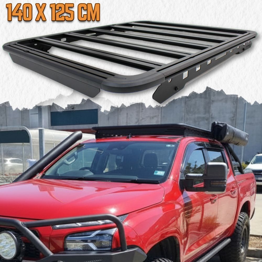 Premium Gen2 Cobra 4x4 Aluminium Roof Rack fits Nissan Navara D27 2026 Onwards Dual Cab Flat Platform Low Profile