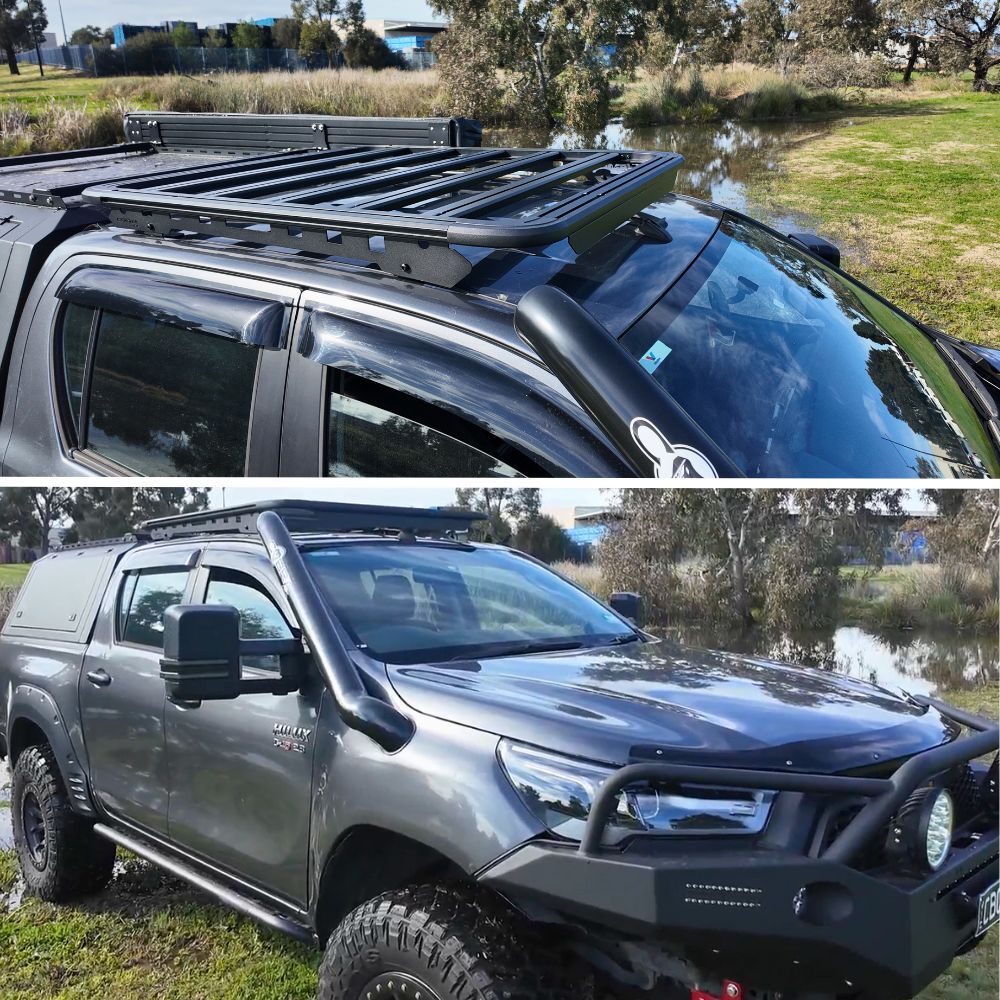 Premium Gen2 Cobra 4x4 Aluminium Roof Rack fits Isuzu Dmax D-max 2021 Onwards 140 x 118 cm Flat Platform Low Profile