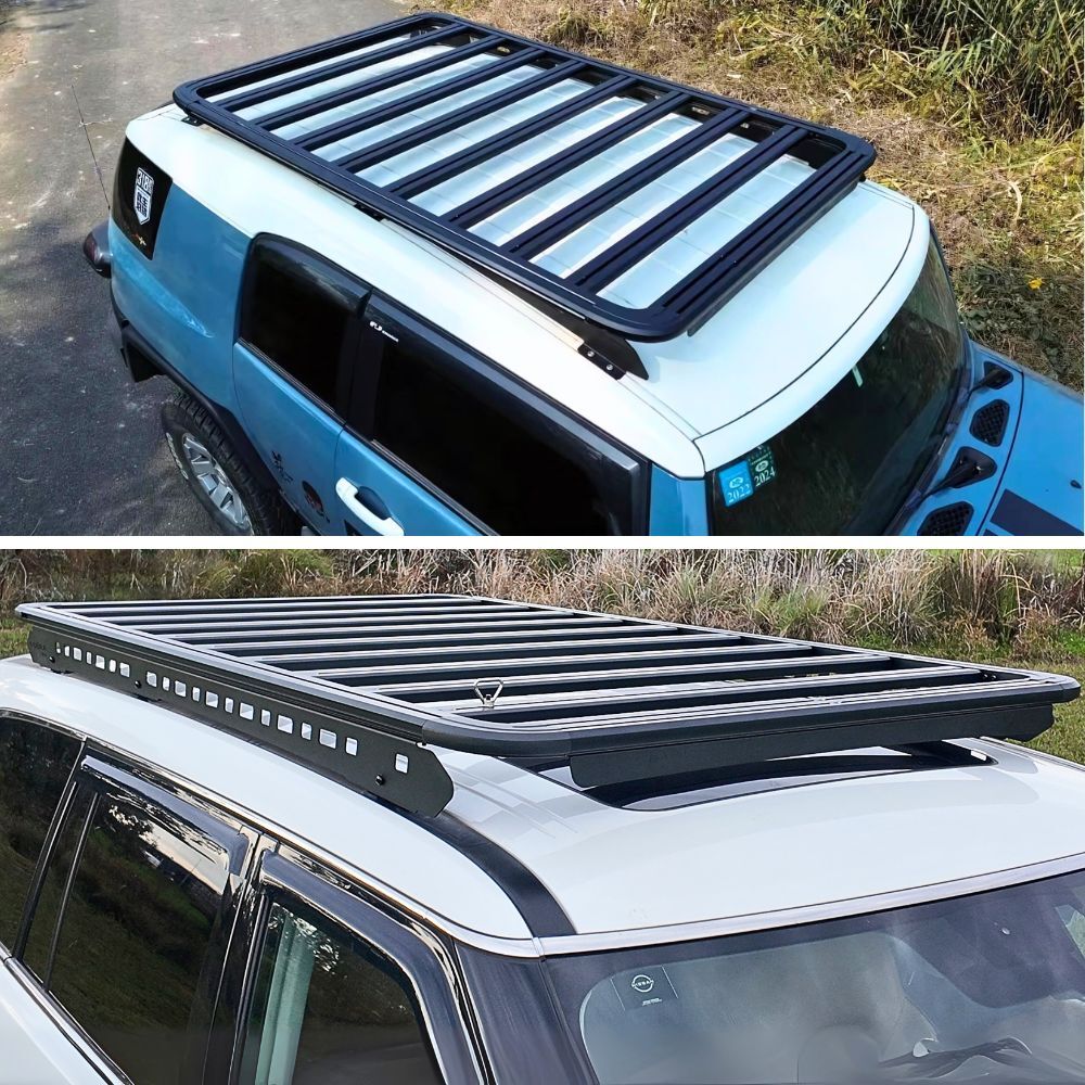 Premium Gen2 Cobra 4x4 Aluminium Roof Rack fits FJ Cruiser 2011 Onwards 200 x 126 cm Flat Platform Low Profile