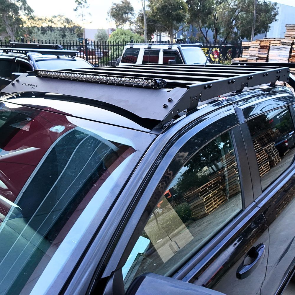 Dynamic Series Full length Roof Rack fits Holden Colorado 2012 Onwards Aluminium Platform Steel Dual Cab Low Profile