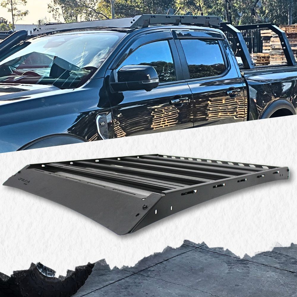 Dynamic Series Full length Roof Rack fits Isuzu Dmax D-max 2012 - 2020 Aluminium Platform Steel Dual Cab Low Profile
