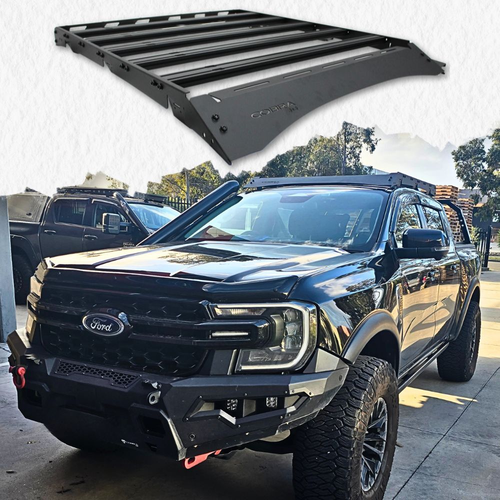 Dynamic Series Full length Roof Rack fits Ford Ranger Next Gen 2022 Onwards Aluminium Platform Steel Dual Cab Low Profile