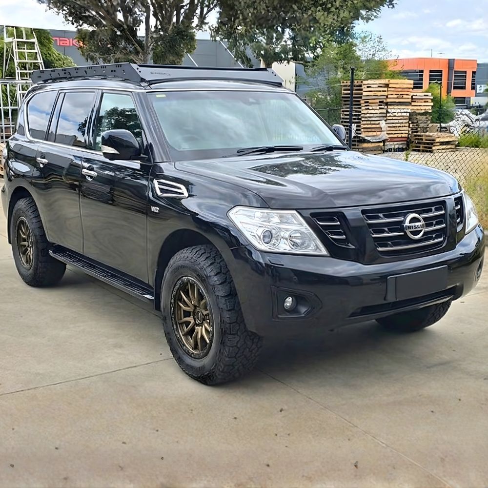 Dynamic Series Full length Roof Rack fits Nissan Patrol Y62 Aluminium Platform Premium Steel Low Profile
