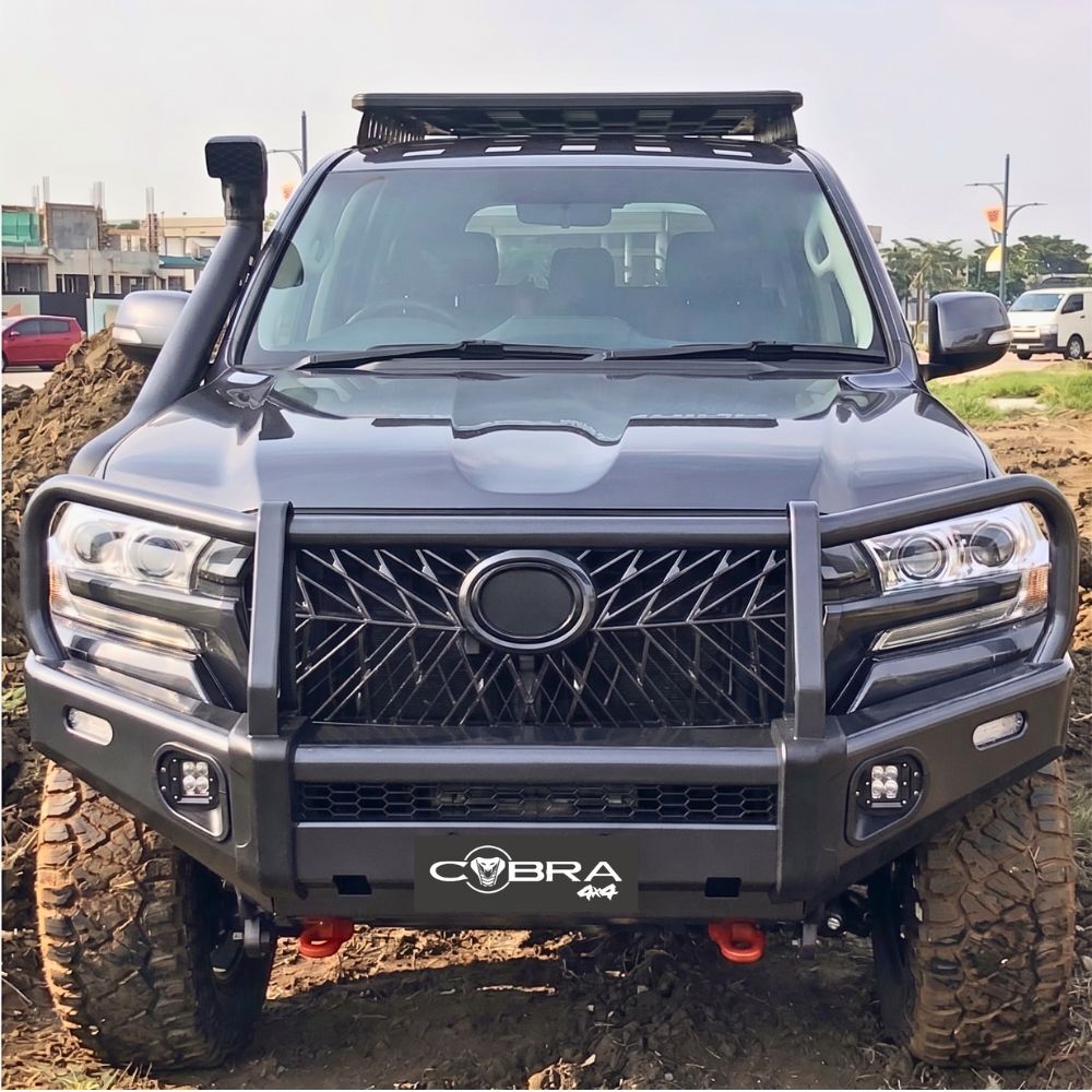 Gloss Black Front Venom Style Grill Upgrade Suits Landcruiser 200 series Facelift 2016 onwards Grille Land Cruiser Web