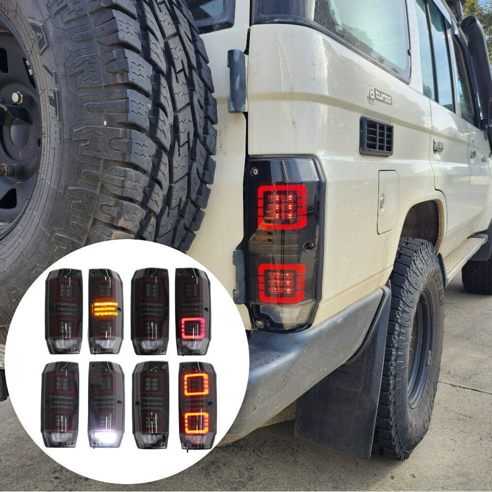 Cobra 4x4 Led Tail Lights Suitable For Landcruiser 76 Series 2007 Onwards Rear Back Taillights 
