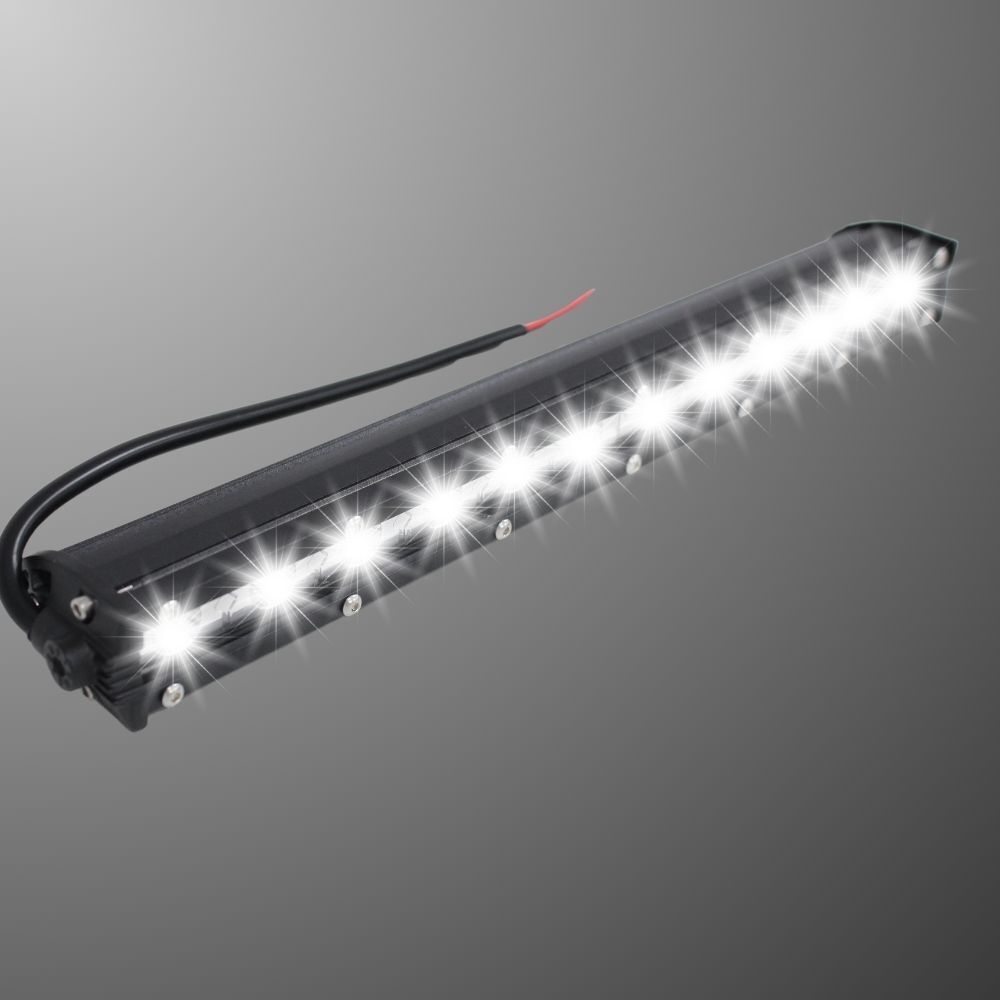 Cobra 4x4 14 Inch 14" LED Light Bar Single Row 3w x 12 Beams 36w Spot Flood Beam Offroad SUV UTE 4x4