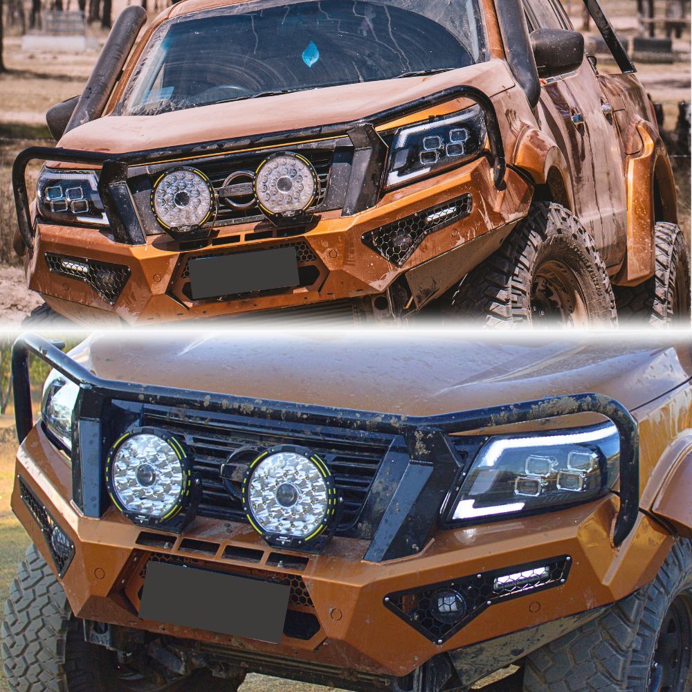 Spider Eye Update to Facelift Head Lights Suits Nissan Navara NP300 D23 2015 - 2020 - Halogen Models Only