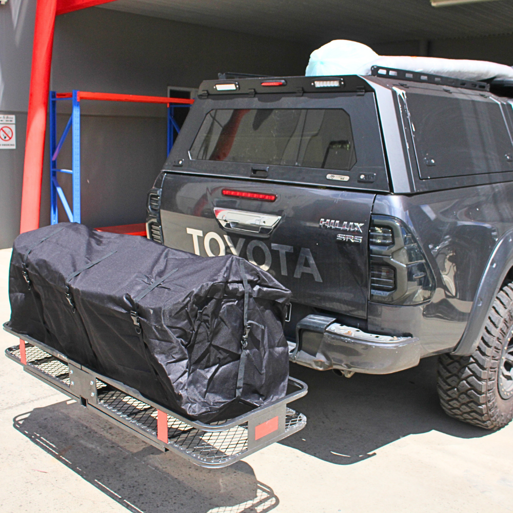 Cobra 4x4 Vehicle Cargo Carrier Black Hitch Rack Cargo Bags Car Truck SUV Hitch Mount Cargo Carrier Bag