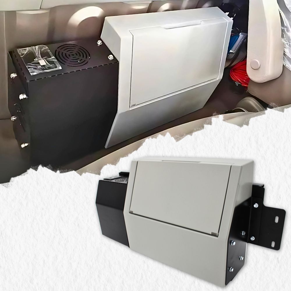 OEM 12v Compressor Fridge Suits Landcruiser 79 Series Single Cab Storage Gray Grey Centre Console Plug Play