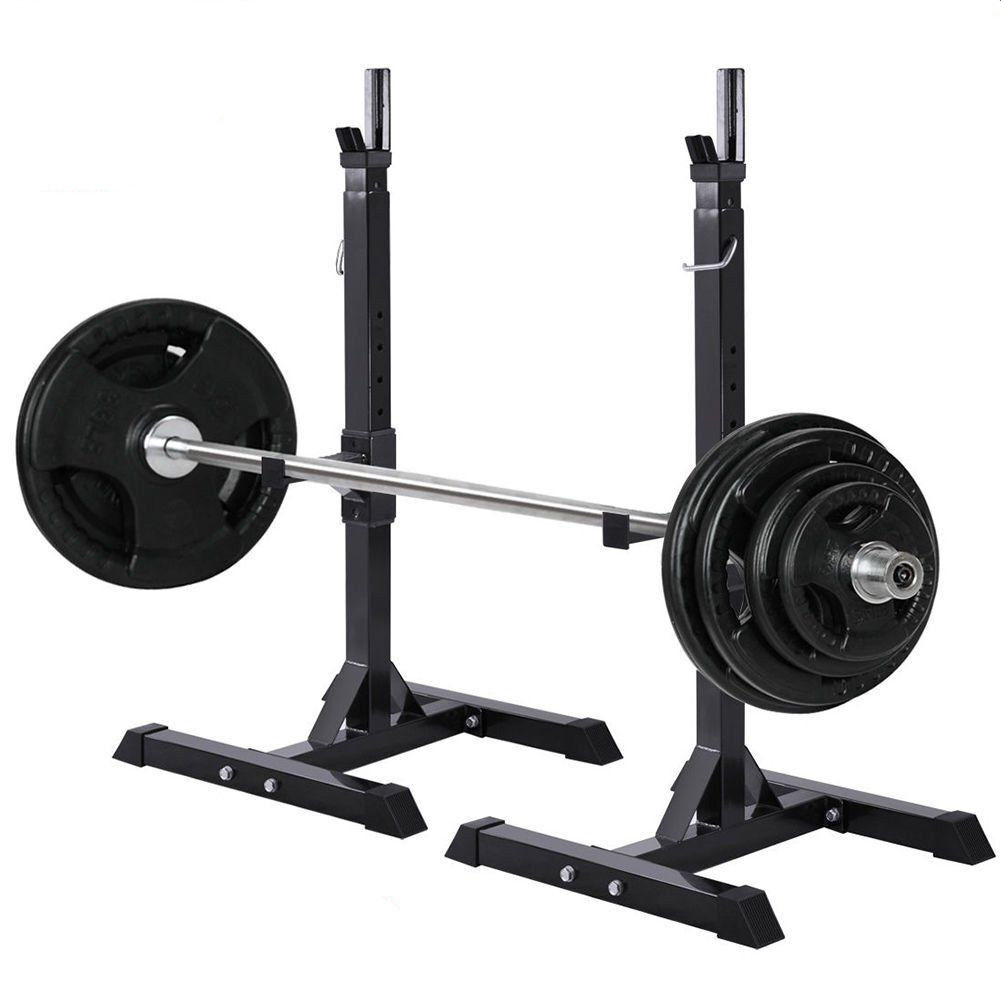 ADJUSTABLE HEIGHT BENCH PRESS RACK