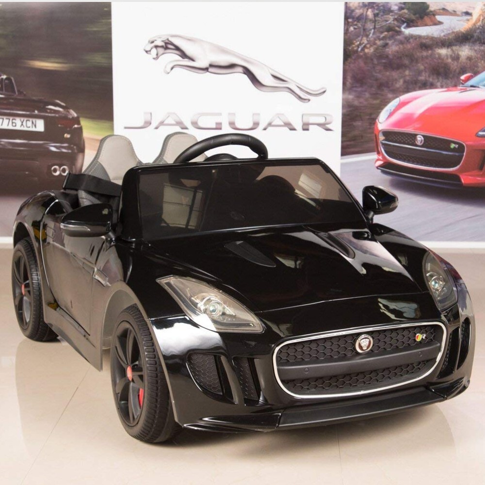 Jaguar F-Type Licensed Kids Ride on car Electric Remote Control 12V Black Red