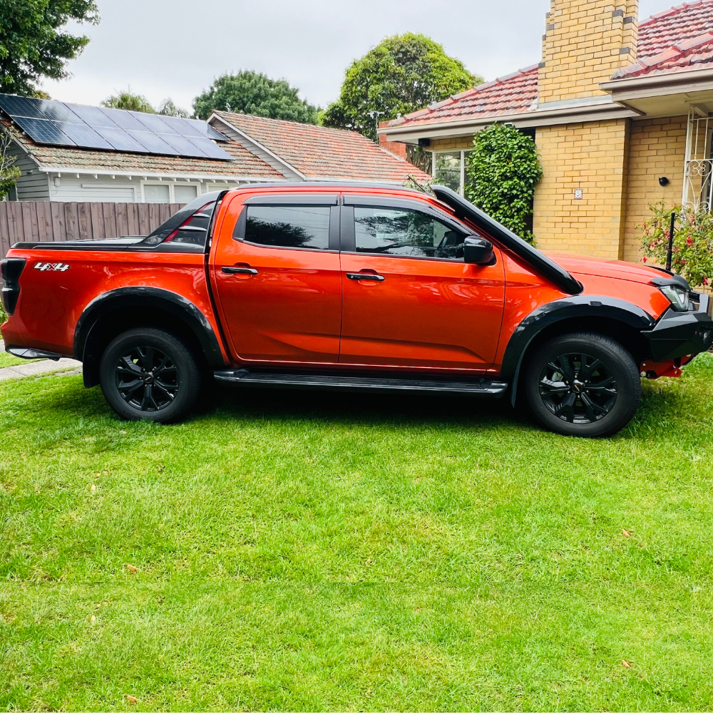 Cobra 4x4 Black Stainless Steel Snorkel Kit Suitable For Dmax 2021 RG Onwards 4" Turbo Air intake Pipe 